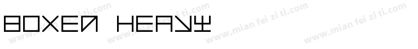 Boxed Heavy字体转换